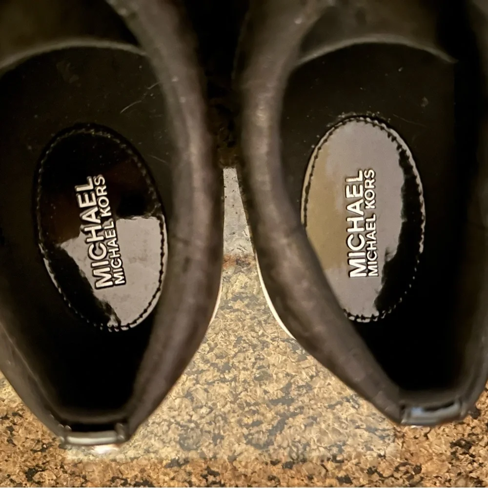 Michael Kors Black Slip-On Shoes 8.5 - Picture 3 of 7